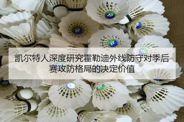 凯尔特人深度研究霍勒迪外线防守对季后赛攻防格局的决定价值